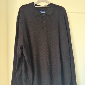 Men's Apt. 9 Merino Blend Textured Sweater Polo